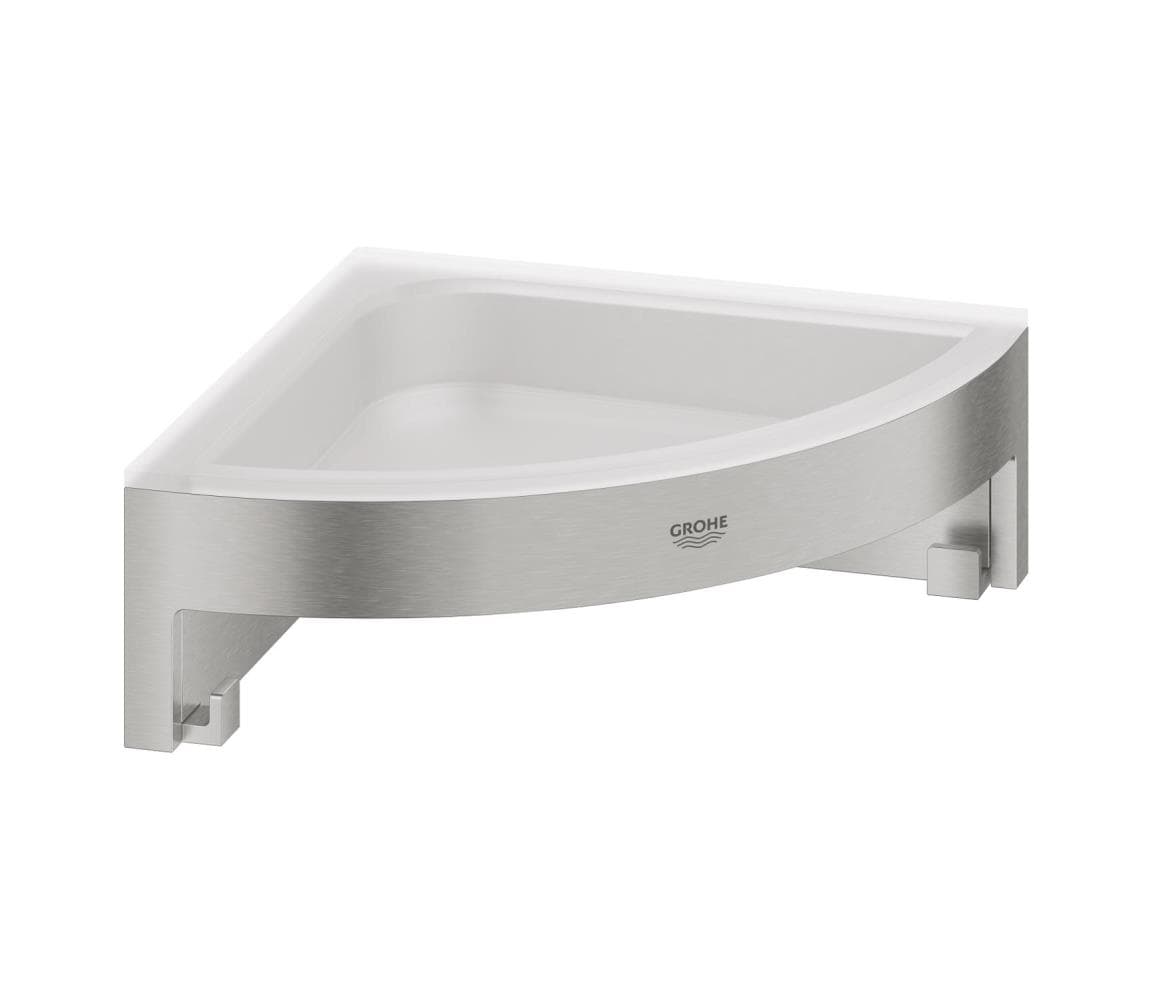 GROHE 41106DC0 - Kotna tuš polica START CUBE 200 x 200 x 60 mm, iz nerjavečega jekla 41106DC0