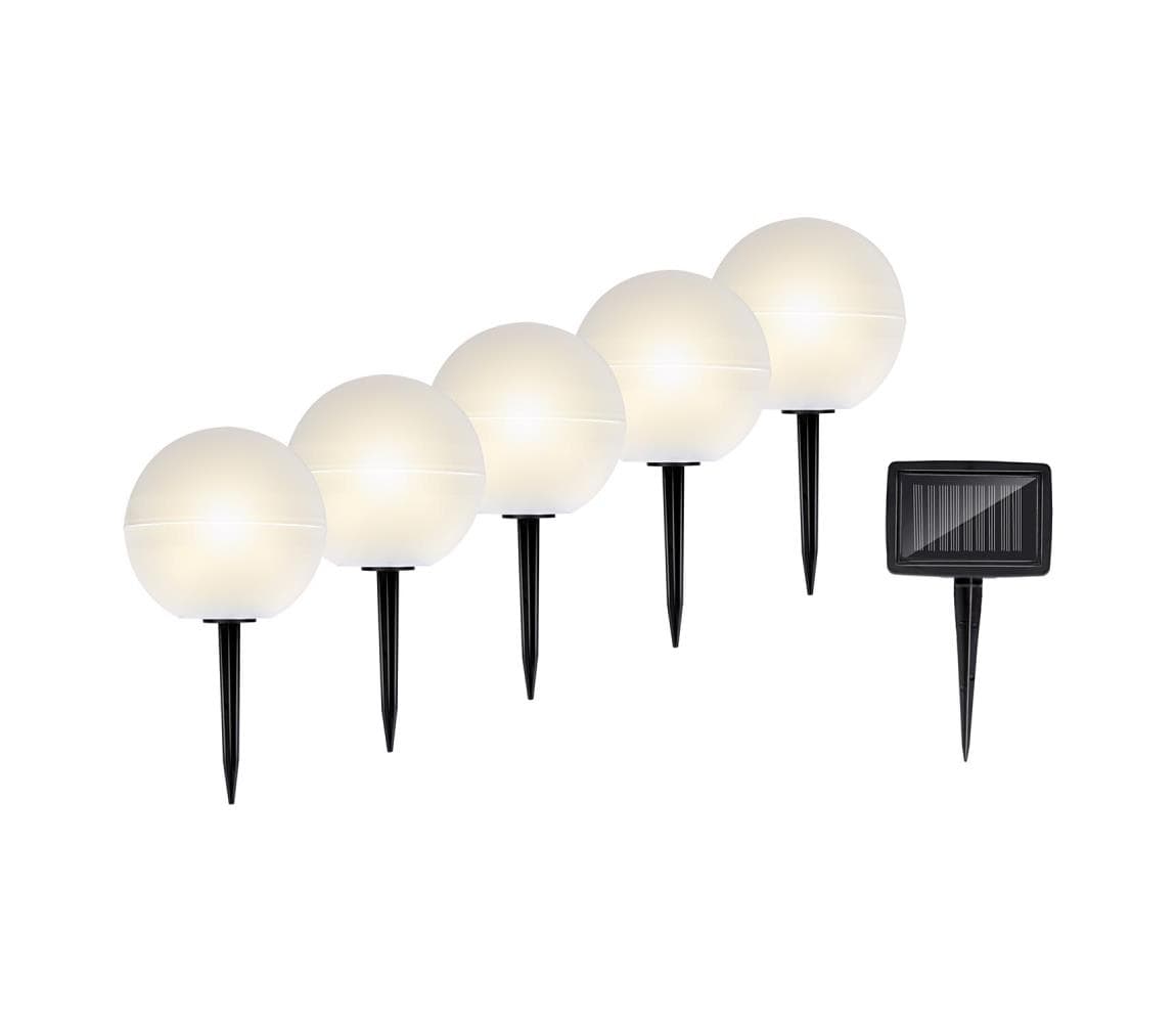 Grundig - SADA 5x LED RGBW Solárne svietidlo LED/3,2V IP44 8711252304427