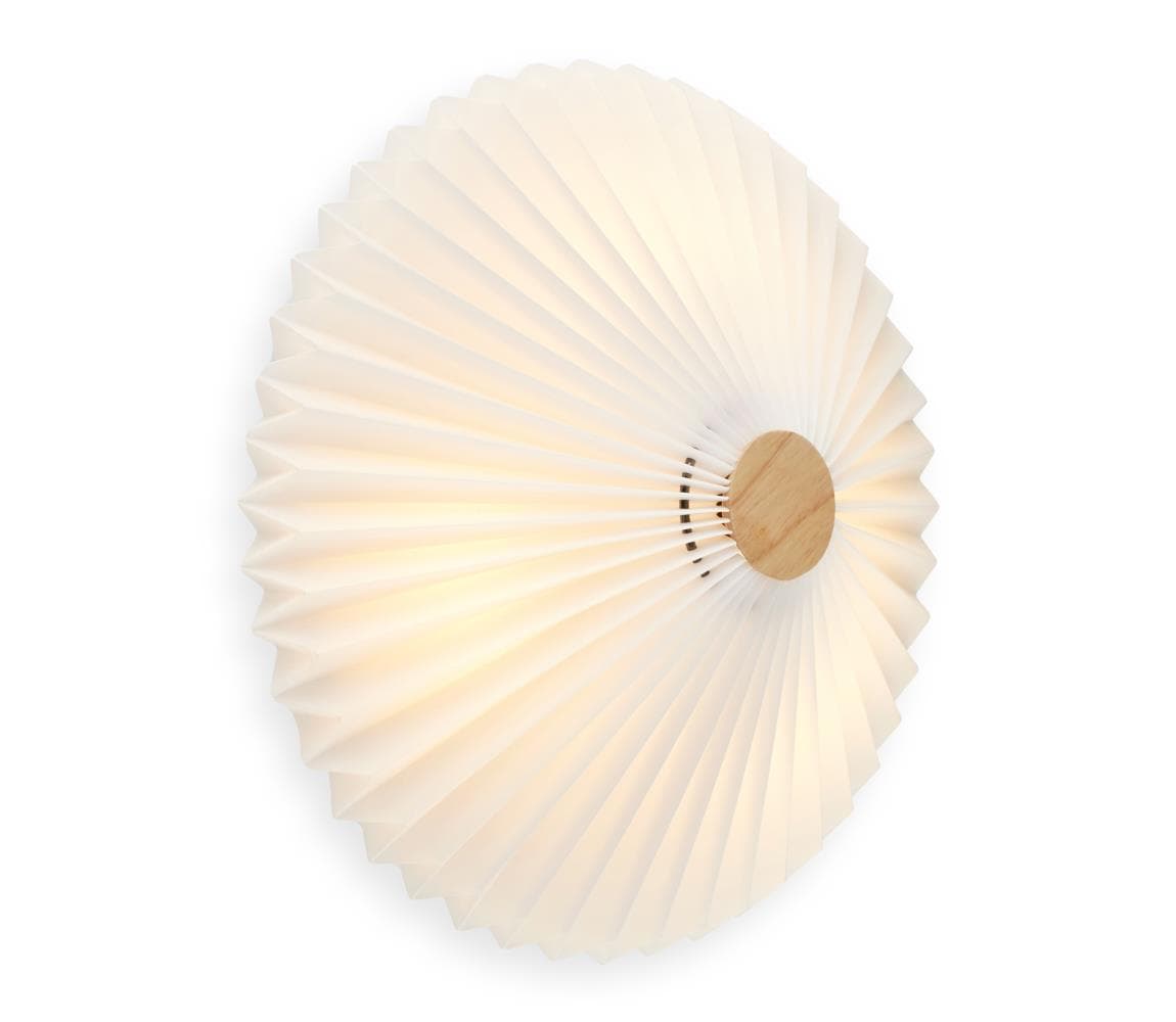Halo Design 745081-Nástenné svietidlo PARIS 3xG9/28W/230V pr.40 cm biela/mosadz/dub 745081