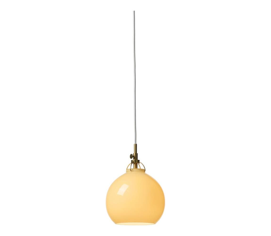 Halo Design 747931 - Závesný luster TOSCANA na lanku 1xG9/28W/230V pr. 18 cm béžová/mosadz 747931