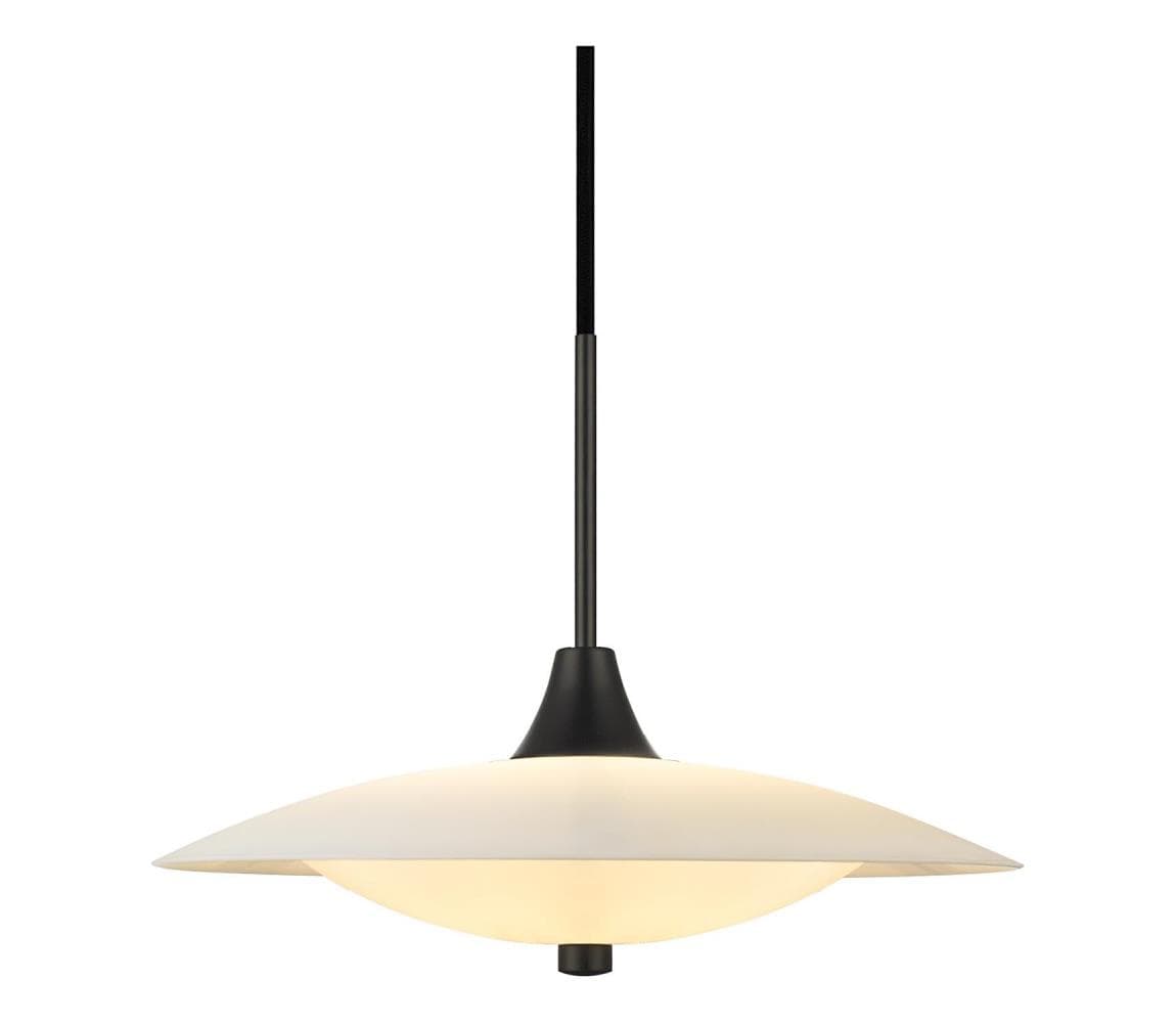 Halo Design 991294 - Luster na lanku BARONI 2xG9/18W/230V pr. 35 cm biela/čierna 991294