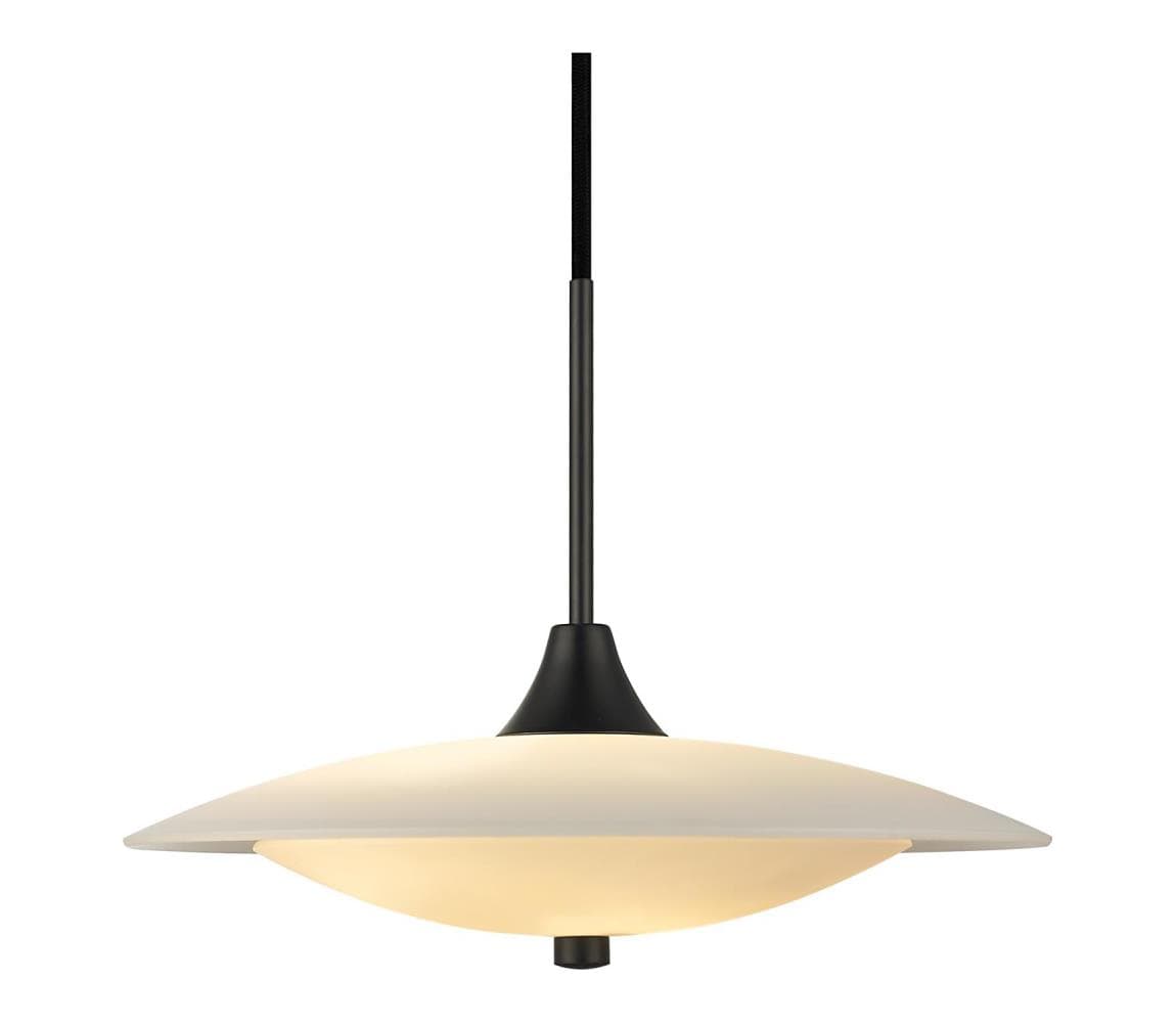 Halo Design 991300 - Luster na lanku BARONI 2xG9/18W/230V pr. 40 cm biela/čierna 991300