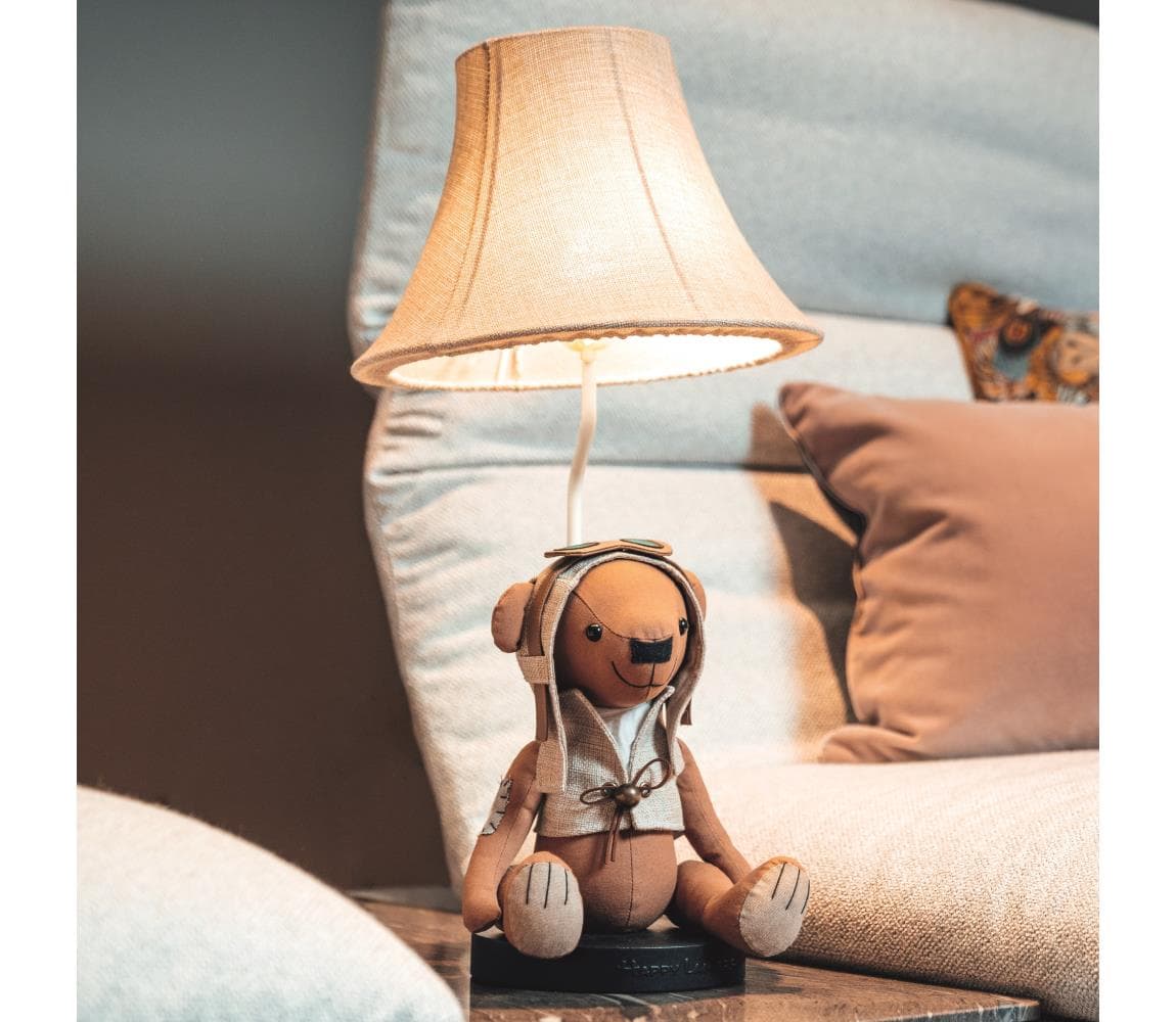 Happy Lamps - LED Detská stolná lampa CHARLES LED/5,4W/230V medveď HL10012