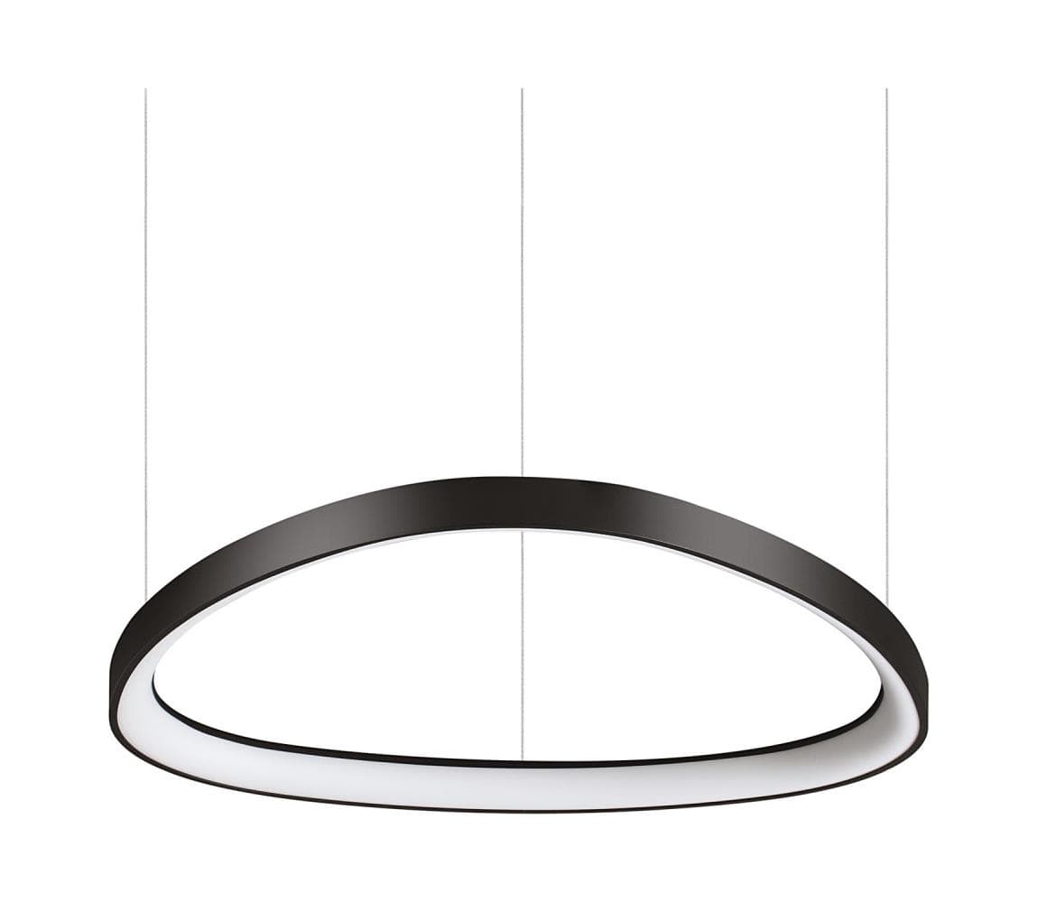 Ideal Lux - LED luster na lanku GEMINI LED/47W/230V 2700K pr. 61 cm CRI 90 čierna 341569