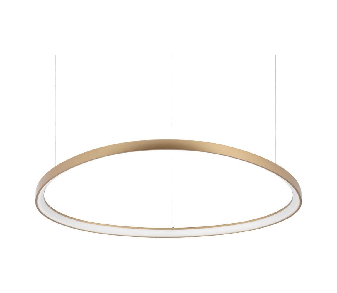 Ideal Lux - LED luster na lanku GEMINI LED/78W/230V 2700K pr. 105 cm CRI 90 mosadz 341637