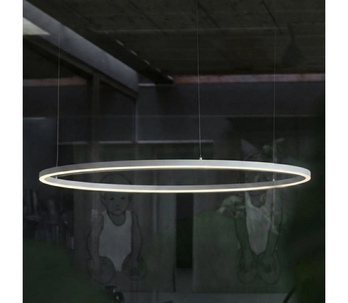 Ideal Lux - LED luster na lanku ORACLE SLIM LED/53W/230V 4000K pr. 90 cm biely 269870