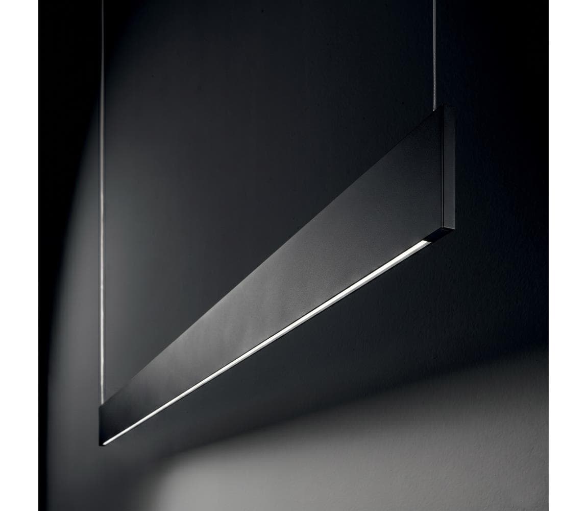 Ideal Lux - LED luster na lanku STEEL LED/24W/230V 3000K CRI 90 120 cm čierna 368818
