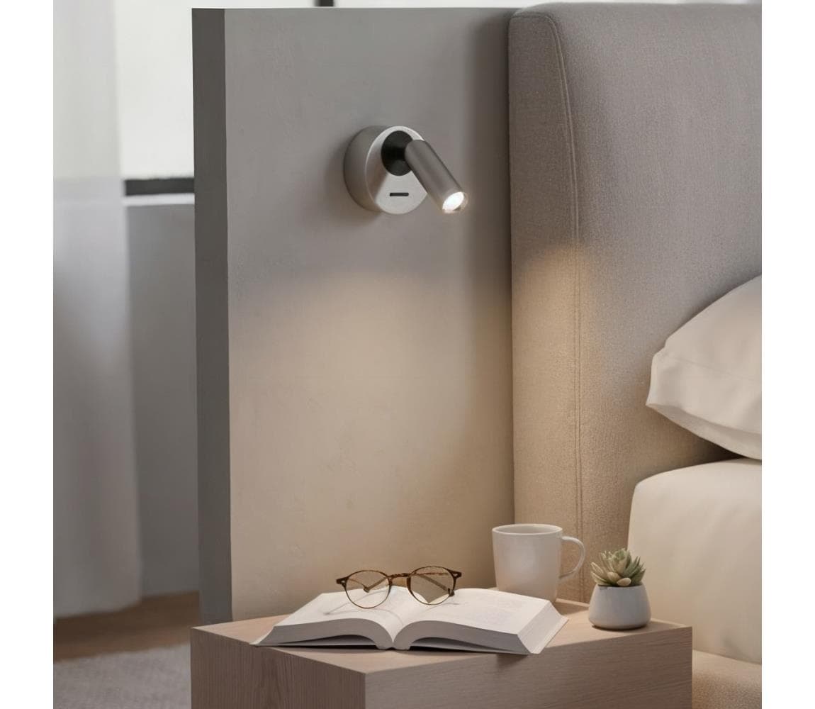 Ideal Lux - LED Nástenné bodové svietidlo BEAN LED/3W/230V CRI 90 lesklý chróm 260631