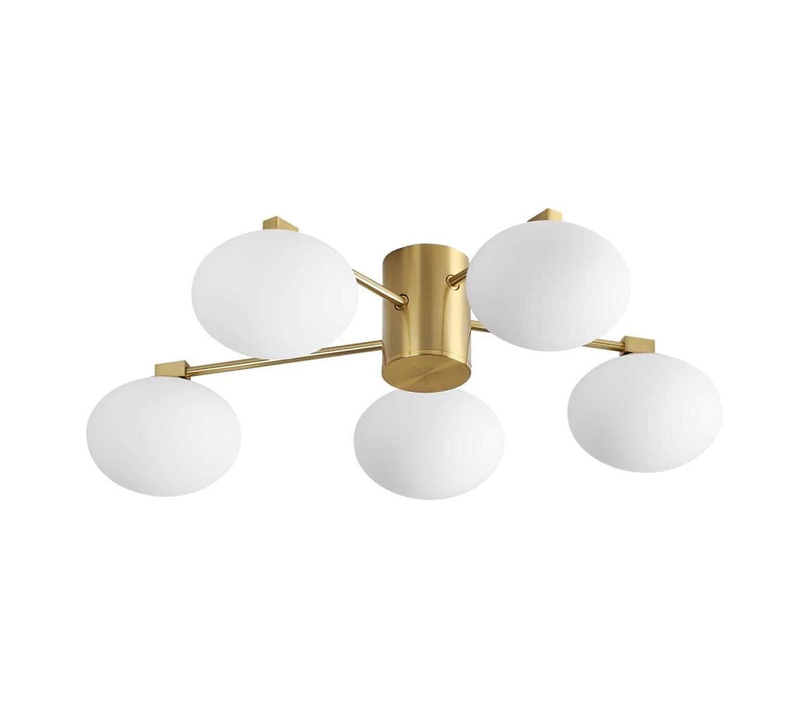Ideal Lux - LED Prisadený luster HERMES 5xG9/3W/230V pr. 60 cm zlatá 316697