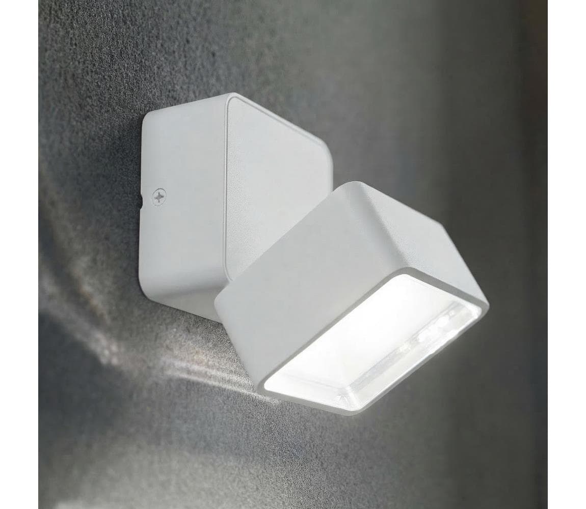 Ideal Lux - LED vonkajšie nástenné svietidlo OMEGA LED/7W/230V CRI 90 IP54 biela 285528