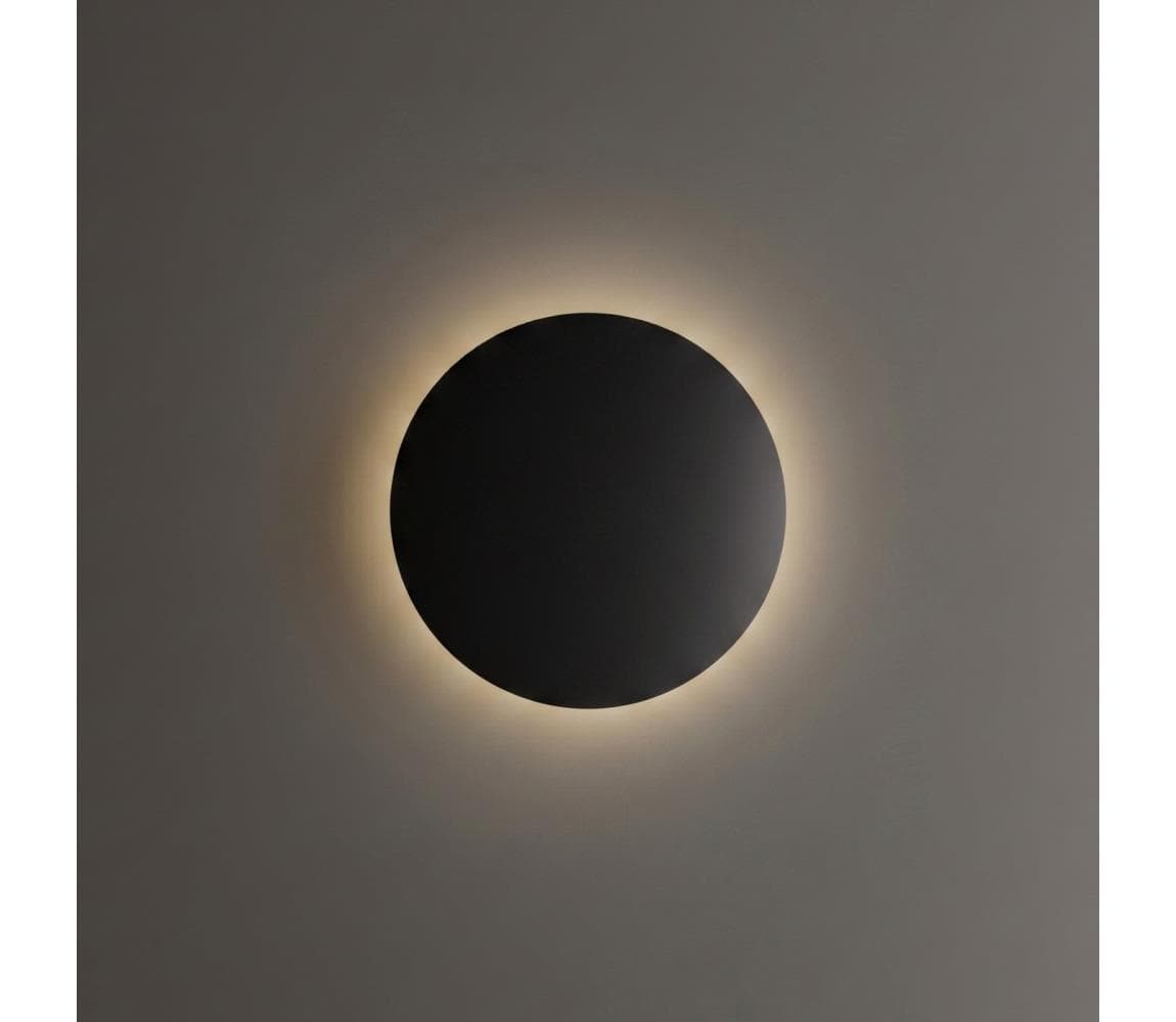Ideal Lux - LED Vonkajšie nástenné svietidlo PUNTO LED/12W/230V CRI pr. 24 cm IP54 čierna 328546