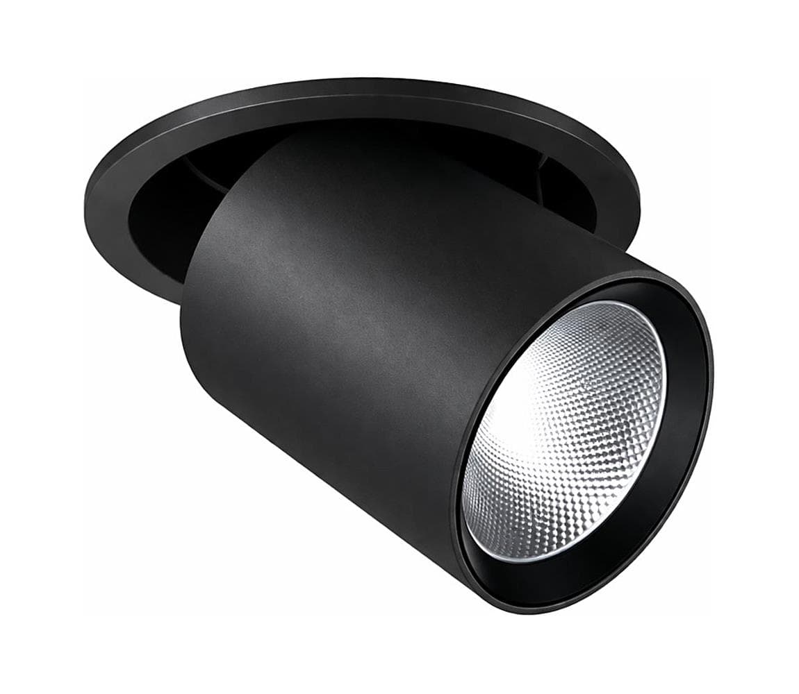 Ideal Lux - LED zapustené bodové svietidlo NOVA LED/20W/230V, priemer 15,4 cm, čierna 370187