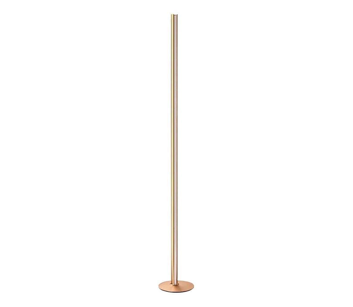 Ideal Lux - stlmiteľná LED stojacia lampa DORICA LED/50W/230V CRI 90 zlatá 366159