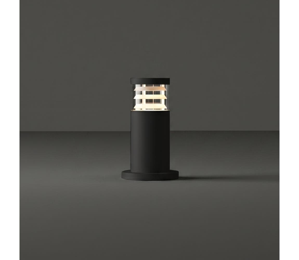 Ideal Lux - Vonkajšia lampa TRONCO 1xE27/42W/230V 25 cm IP65 čierna 369846