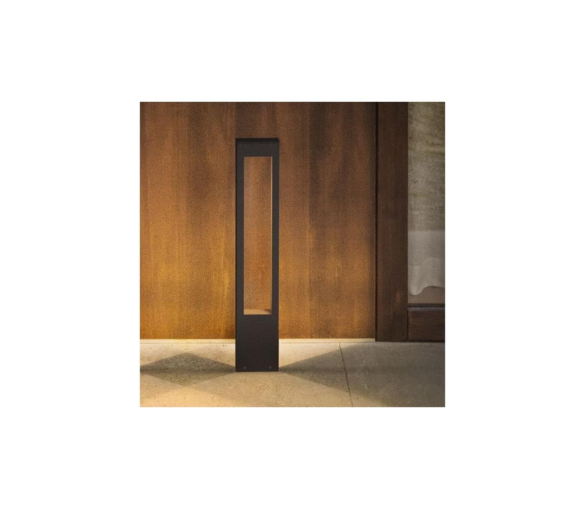 Ideal Lux - Vonkajšia lampa VEGA 1xG9/15W/230V 80 cm IP44 hnedá 213361