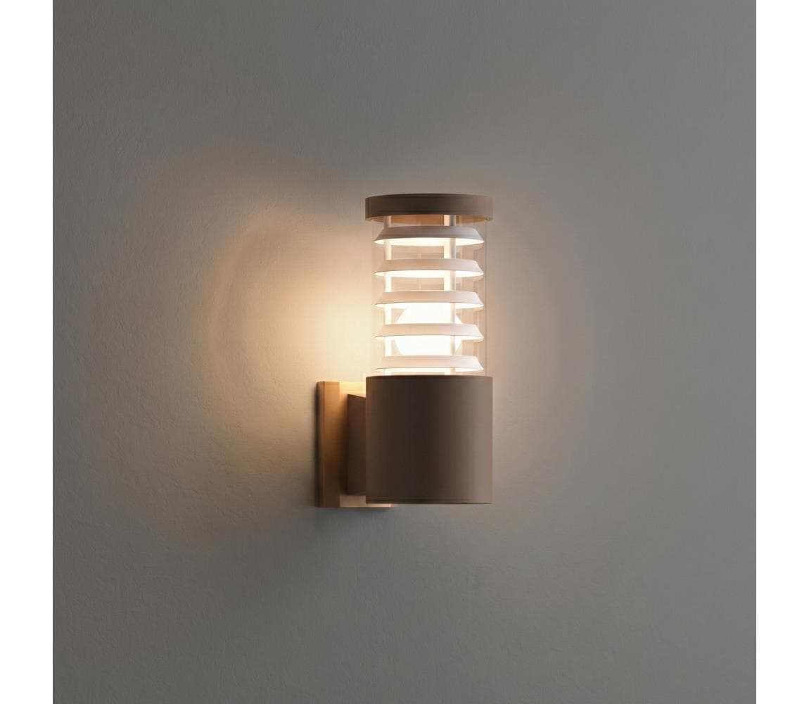 Ideal Lux - Vonkajšie nástenné svietidlo TRONCO 1xE27/42W/230V IP44 hnedá 326962