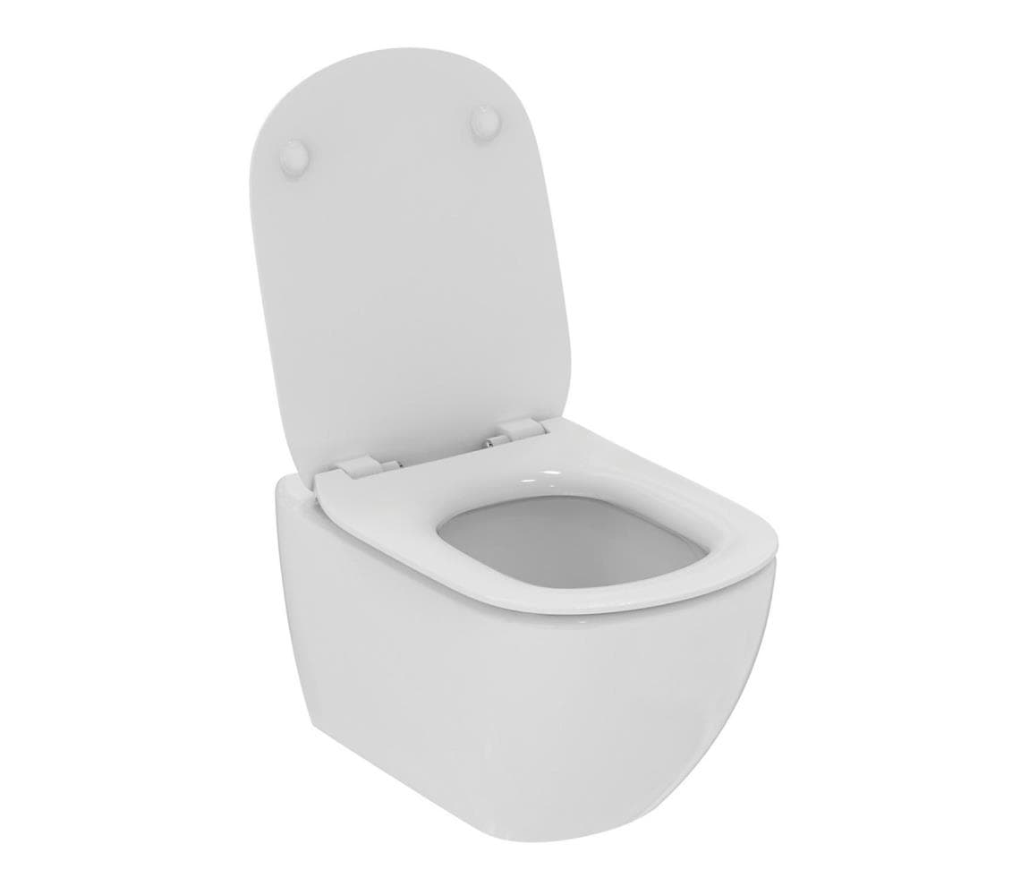 Ideal Standard T354601 - Závesné WC s toaletným sedadlom SoftClose TESI keramika/biela T354601