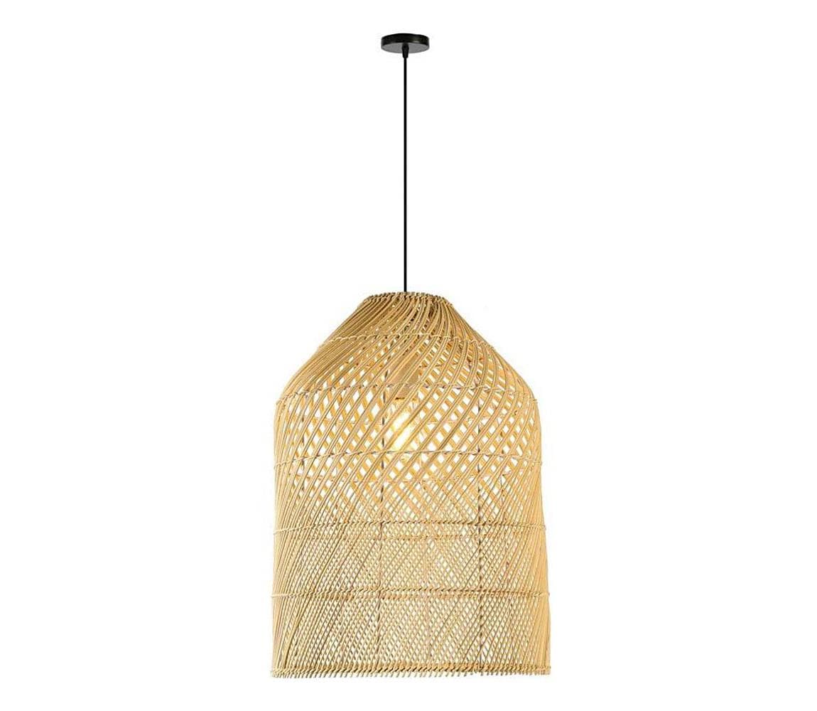 08259L - Luster na lanku PELO 1xE27/40W/230V pr. 35 cm ratan 08259L