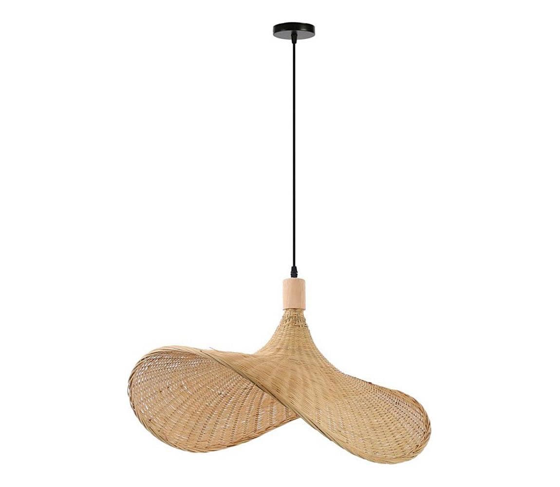 08289L - Luster na lanku SOMBRERO 1xE27/40W/230V pr. 70 cm ratan 08289L