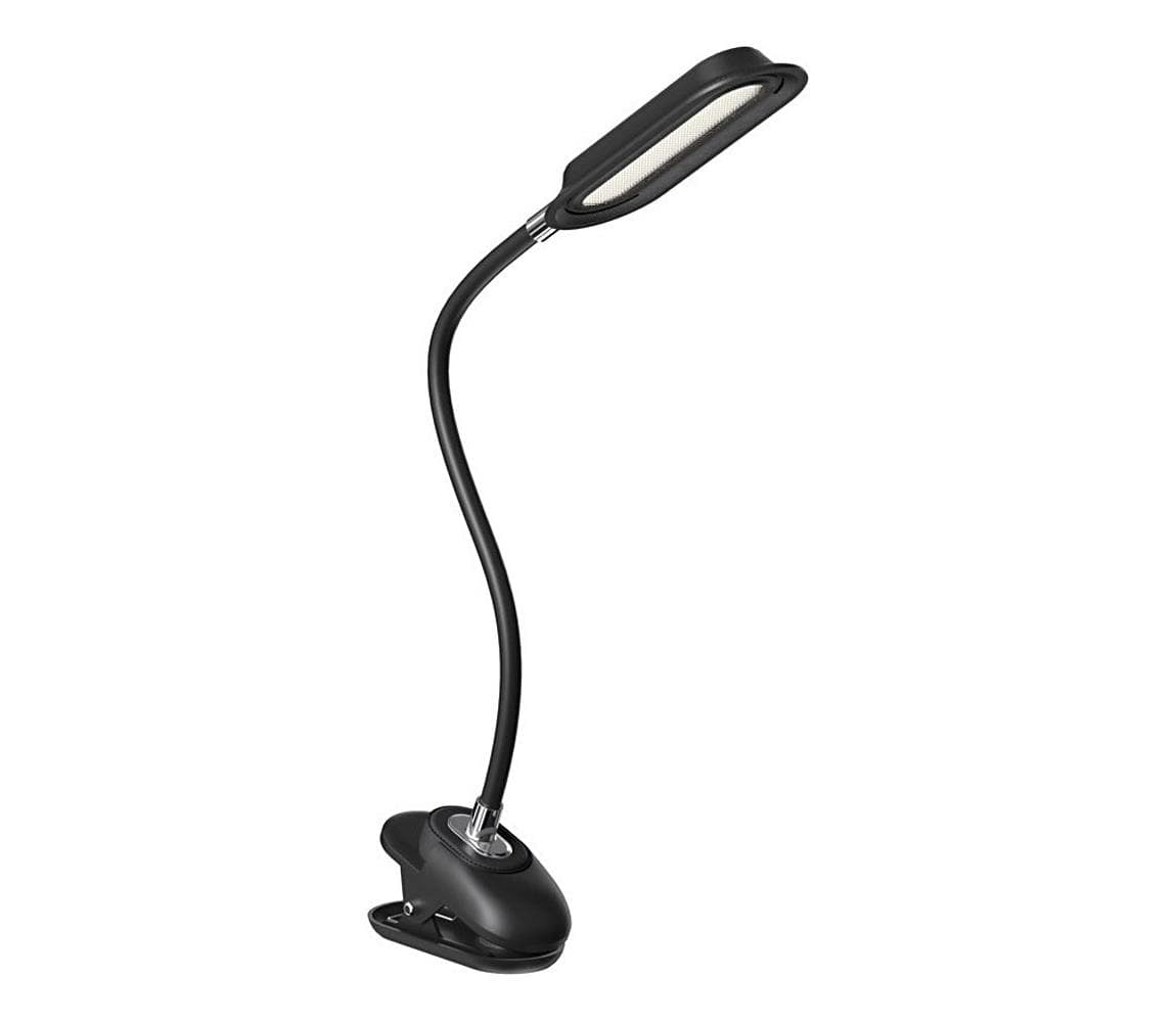 08998L - LED+CCT stmievateľná stolná lampa s klipom CLIP 7,5W/230V čierna 08998L