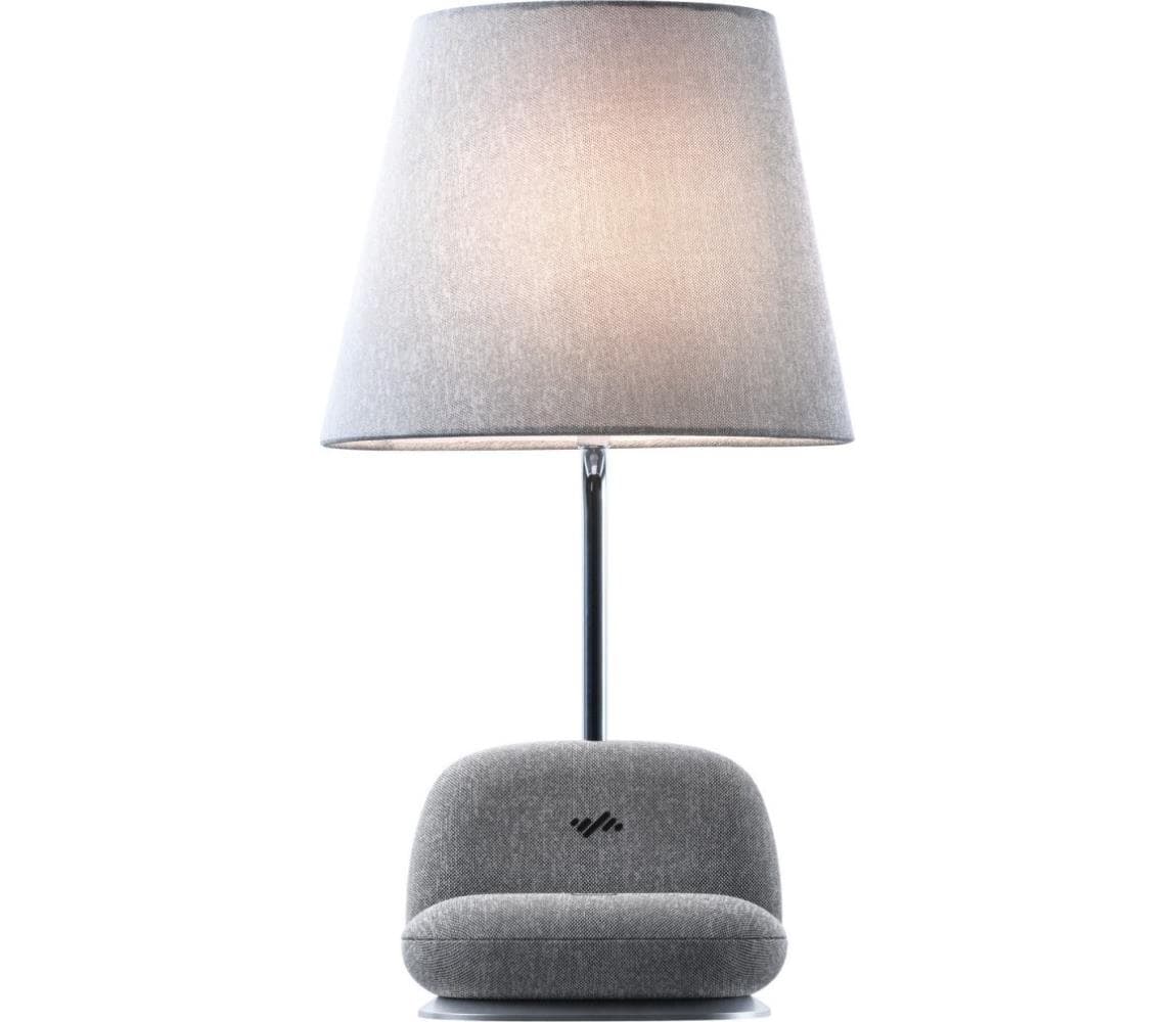 09109L - LED stmievateľná stolná lampa s bezdrôtovým nabíjaním Qi SOFA LED/6W/230V sivá 09109L