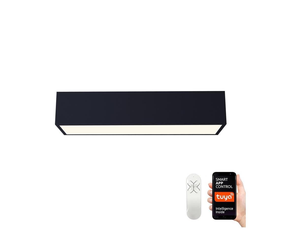 NEO 07074-60-LED Stmievateľné stropné svietidlo CANTO 34W/230V čierna Tuya+DO 07074-60