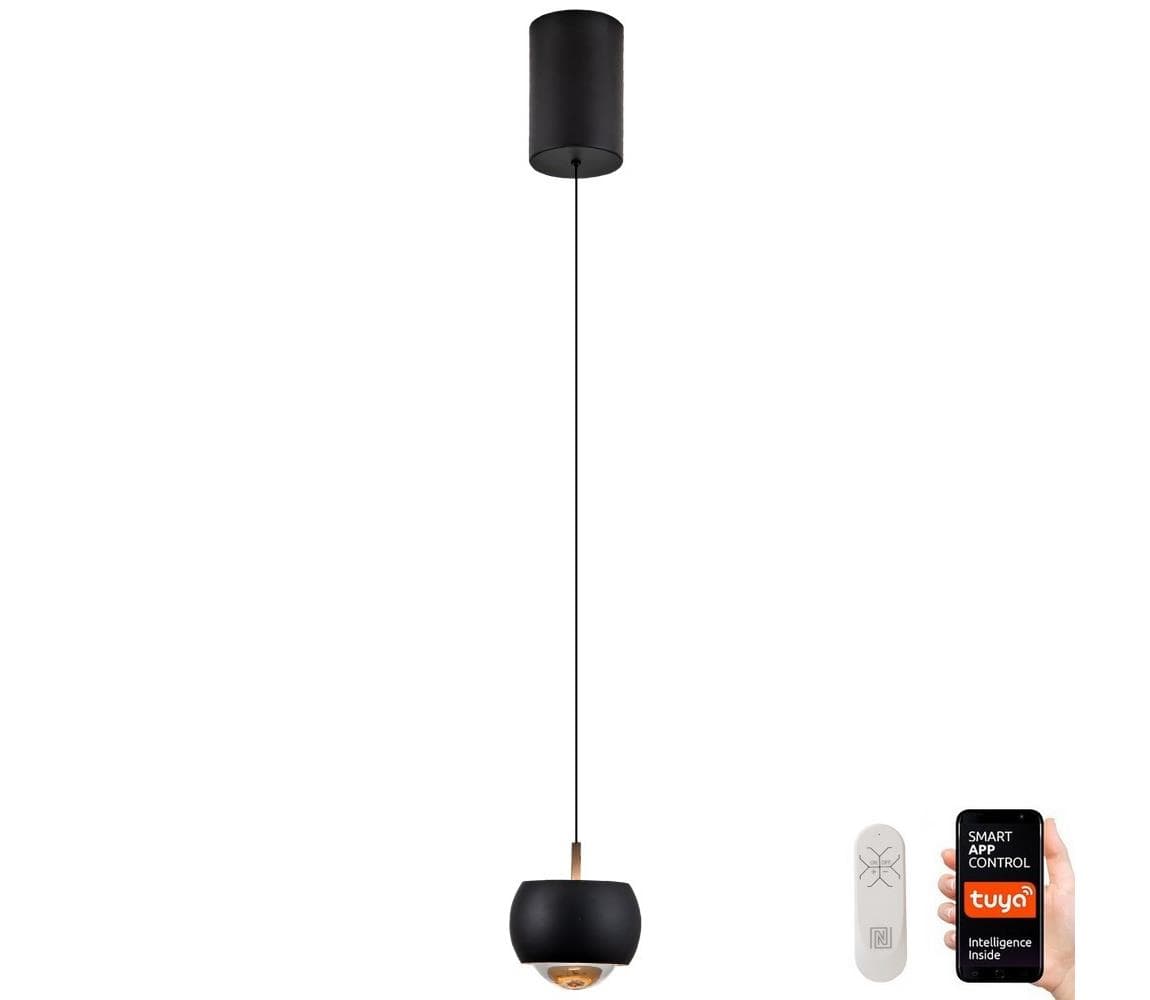 NEO 07219L - LED Stmievateľný luster DORMINE 6W/230V matná čierna Tuya +DO 07219L