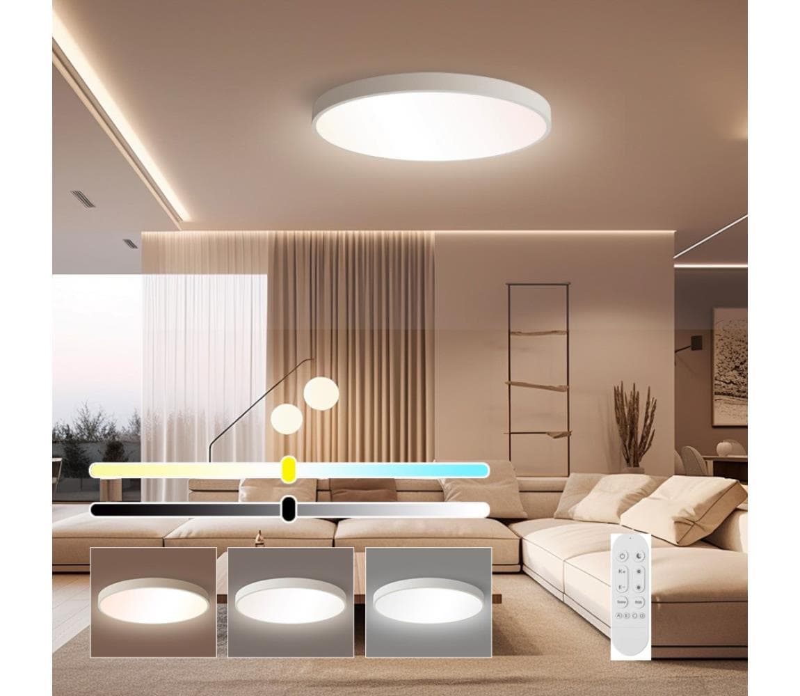 NEO 07253L -LED Stmievateľné svietidlo SEMPLICI 60W/230V Wi-Fi Tuya bílá+ DO 07253L