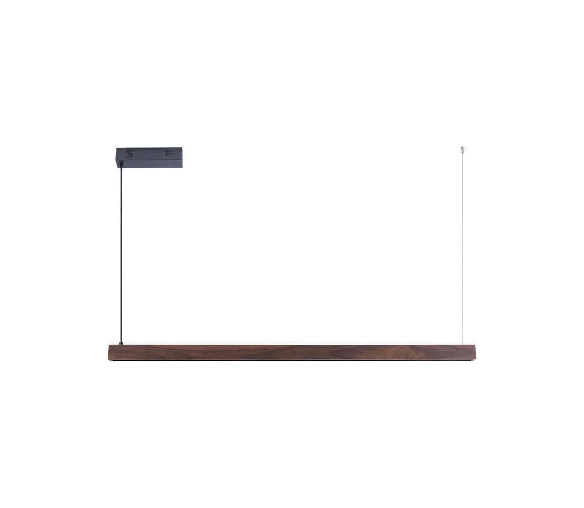 NEO 07300L-LED Stmievateľný luster na lankovom zavesení MADEIRA 26W/230V Wi‑Fi Tuya 122 cm orech 07300L