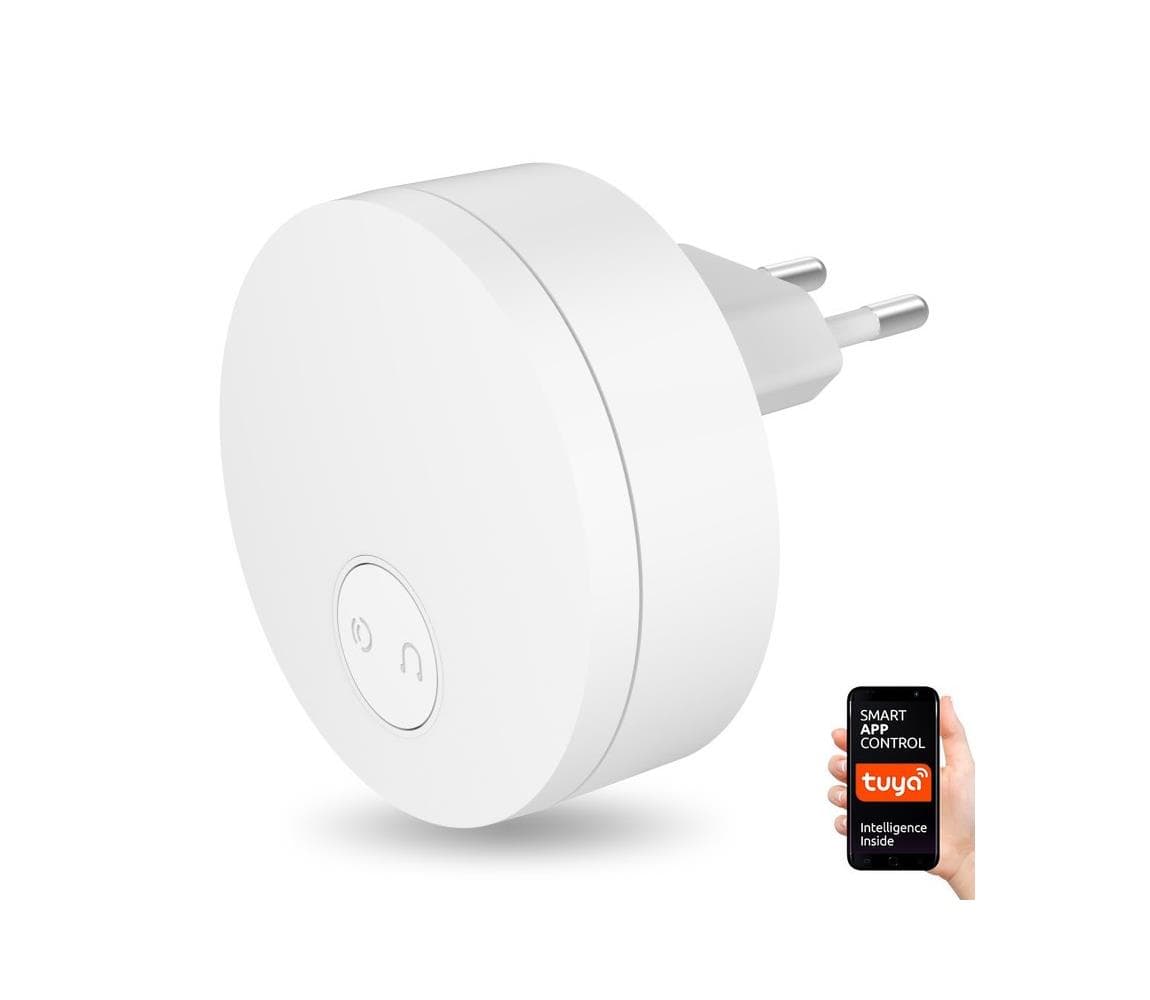 NEO 07779L-Bezdrôtový zvonček do zásuvky - vnútorná jednotka 230V Wi-Fi biela 07779L