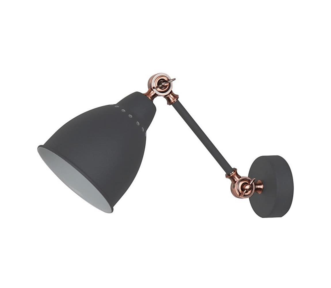 MB-HN5010-1-B - Nástenná lampa SONNY 1xE27/60W/230V antracit MB-HN5010-1-B