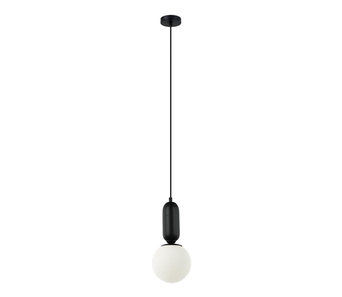 PND-02340-1S-BK - Luster na lanku ALDEVA 1xE27/40W/230V čierna PND-02340-1S-BK