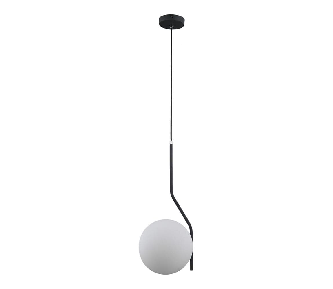 PND-3300-1-BK - Luster na lanku CARIMI 1xE27/5W/230V čierna PND-3300-1-BK
