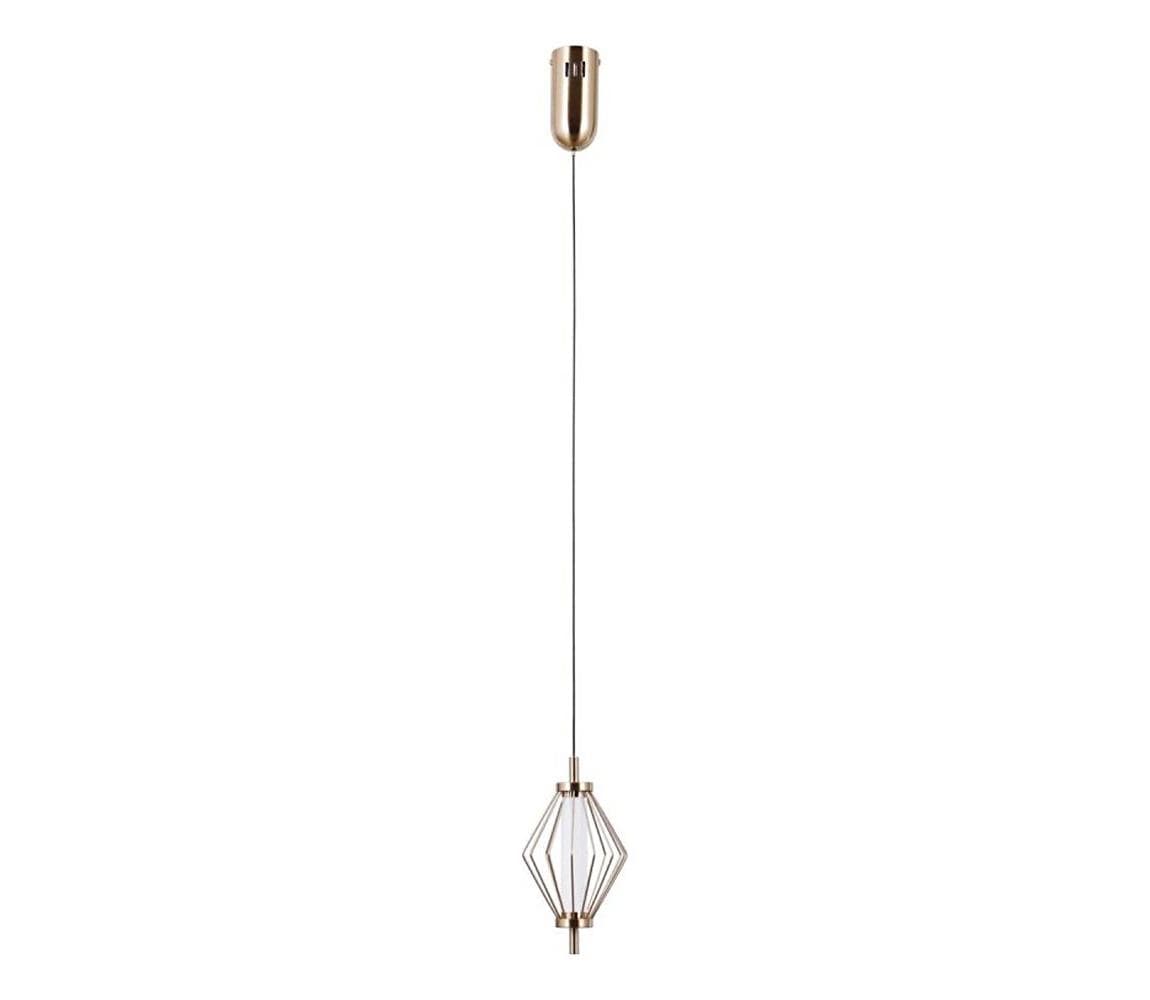 PND-34403-1-HBR - LED závesný luster na lanku SEVILLA LED/5W/230V 3000K zlatá PND-34403-1-HBR