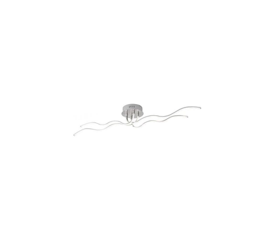 JUST LIGHT. 15126-55 - LED Prisadený luster WAVE LED/29,4W/230V chróm 15126-55
