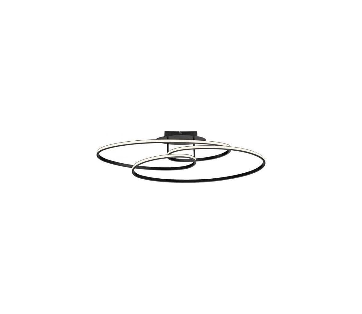 JUST LIGHT. 15321-18 - LED Stropné svietidlo LUMACA LED/33W/230V čierna 15321-18