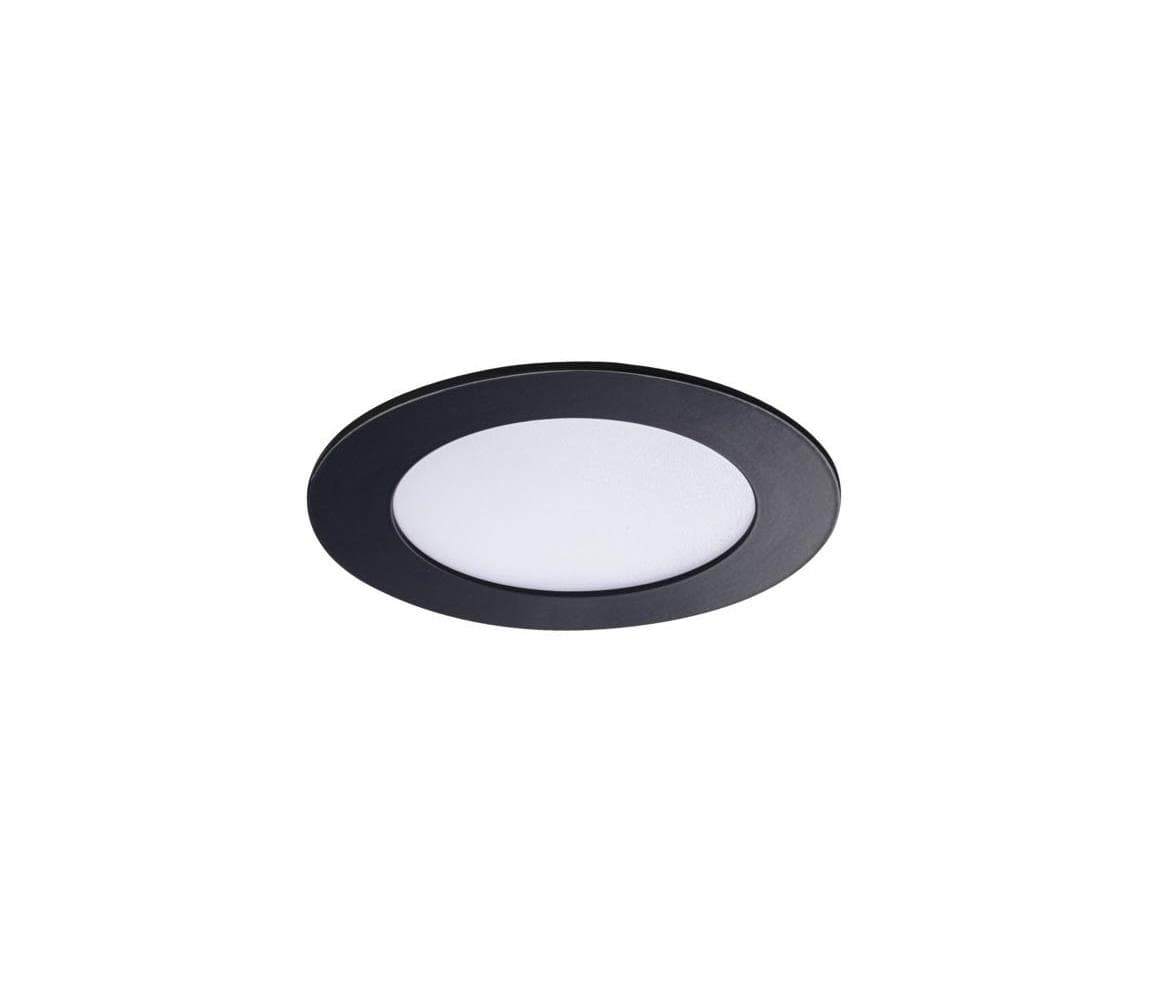 33562 - LED Kúpeľňové podhľadové svietidlo ROUNDA LED/6W/230V IP44 čierna 33562