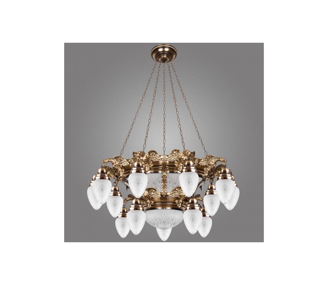 Kemar OW150/P - Luster OURO EAGLE 15xE27/60W + 6xE27/100W/230V OW150/P