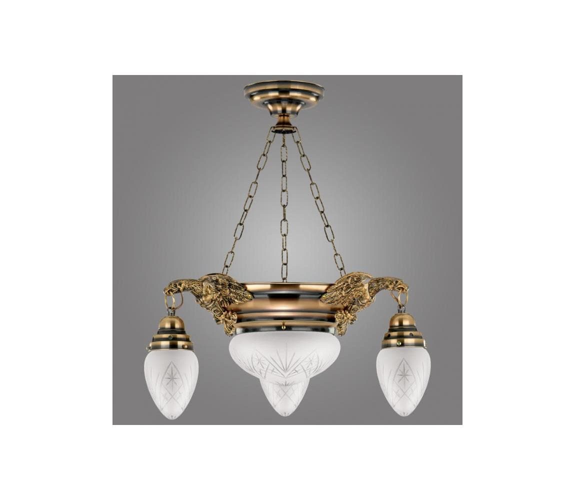 Kemar OW30/P - Luster OURO EAGLE 3xE27/60W + 1xE27/100W/230V OW30/P