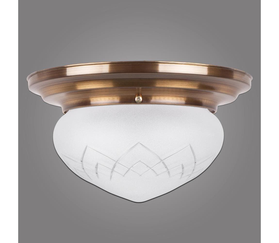 Kemar RI/PL/S/M - Stropné svietidlo RINAMA 1xE27/100W/230V mosadz RI/PL/S/M