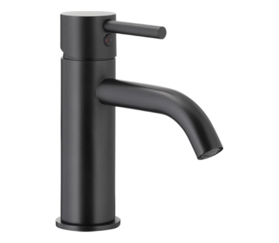 KFA Armatura 5822-815-81 - Umývadlová batéria + výpust NEDA 16,5 cm mosadz/čierna 5822-815-81