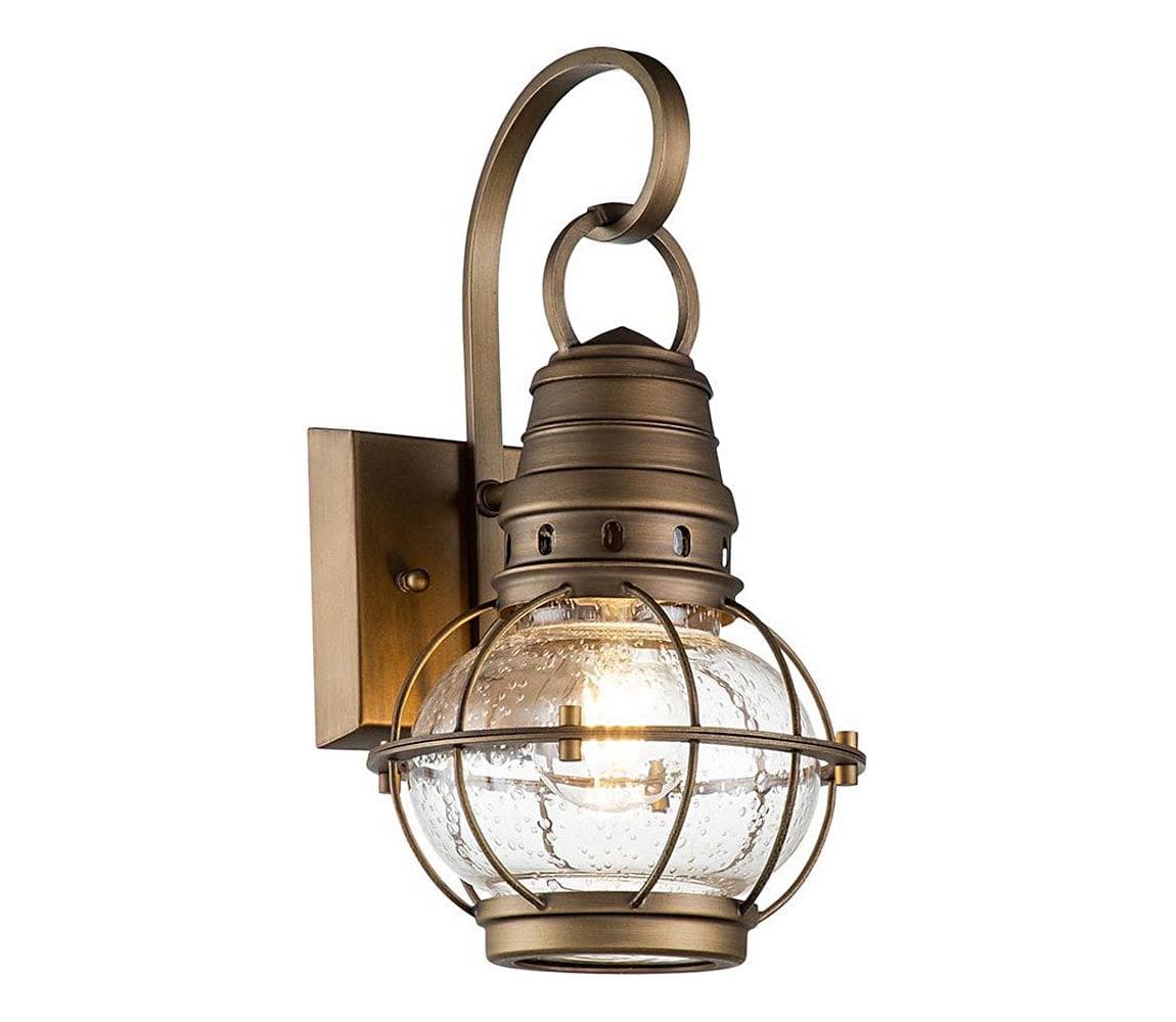 Elstead Kichler KL-BRIDGEPOINT-S-NBR - Vonkajšie svietidlo BRIDGEPOINT 1xE27/60W/230V IP44 KL-BRIDGEPOINT-S-NBR