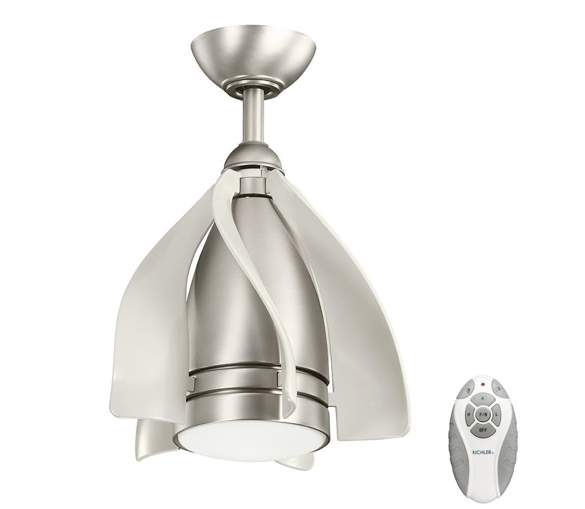 Elstead Kichler KLF-TERNA-15-BN-LED Stmievateľný stropný látor TERNA LED/10W/230V+DO KLF-TERNA-15-BN