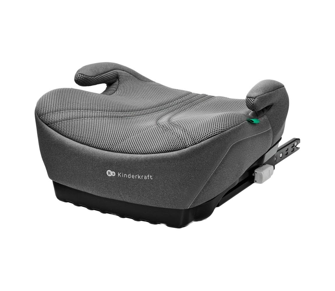 KINDERKRAFT - Podsedák do auta I-BOOST 2 PRO i-Size 125–150 cm sivý KCIBOO02GRYPR00