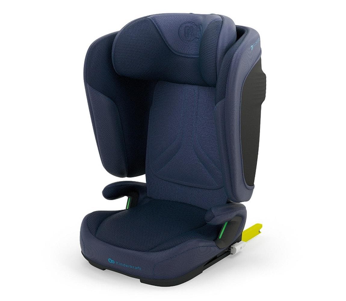 KINDERKRAFT - Skladacia autosedačka UNITY 2 i-Size 100-150 cm tmavomodrá KCUNIT02NAV0000