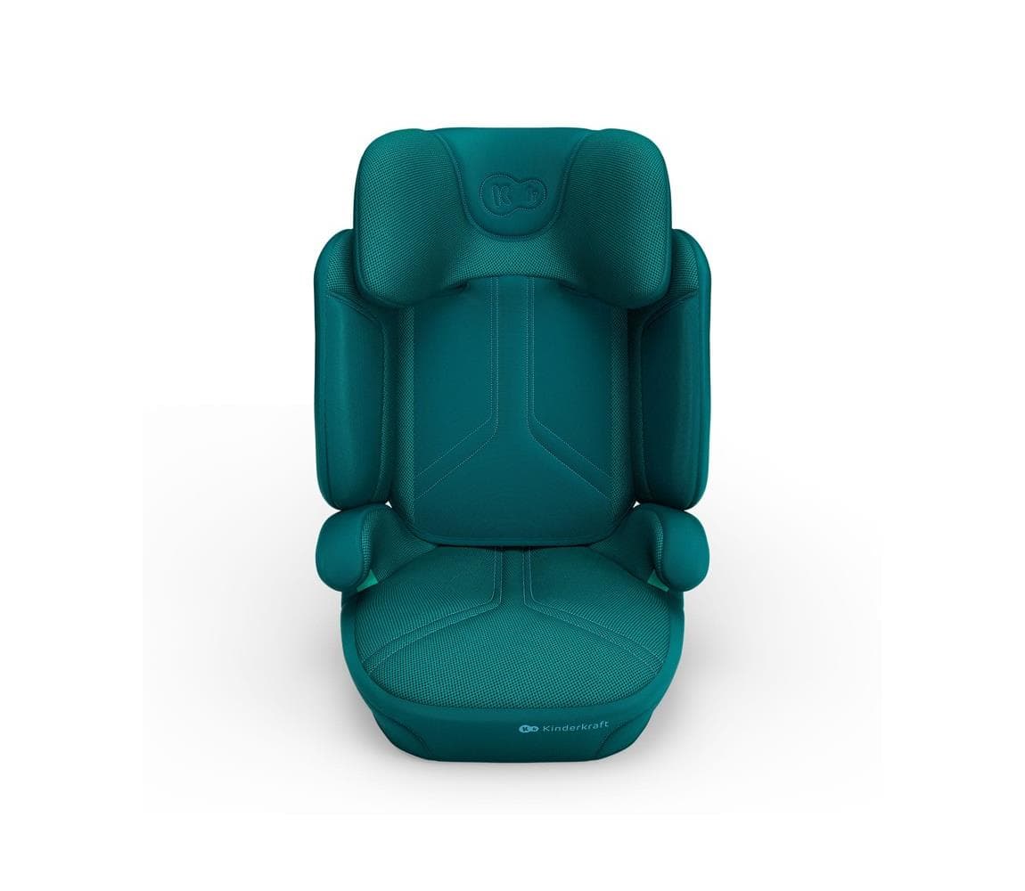 KINDERKRAFT - Skladacia autosedačka XPAND 2 PRO 100-150 cm tyrkysová KCXPPR02GRE0000