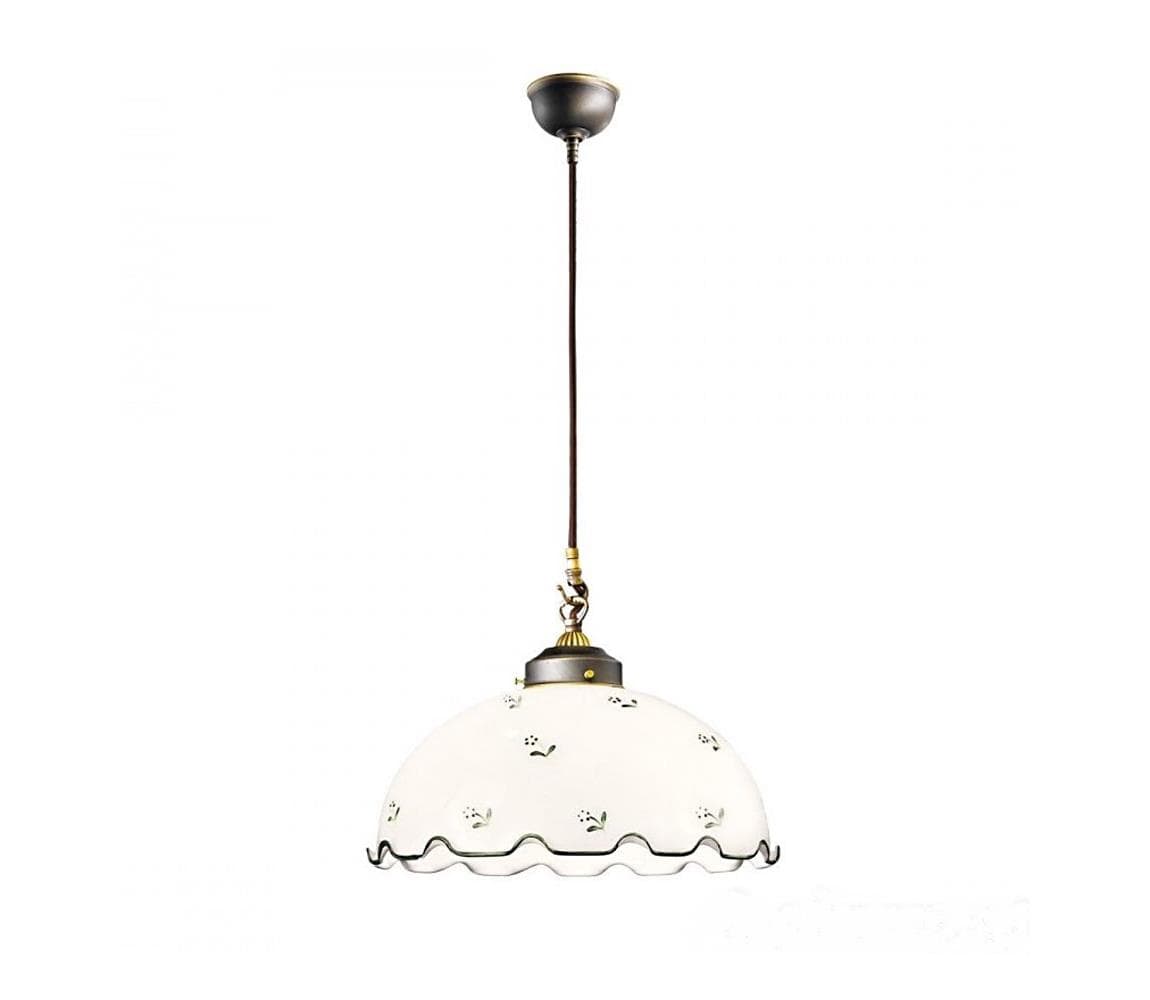 Kolarz 731.30.26 - Luster na lanku NONNA 1xE27/75W/230V zelená 731.30.26