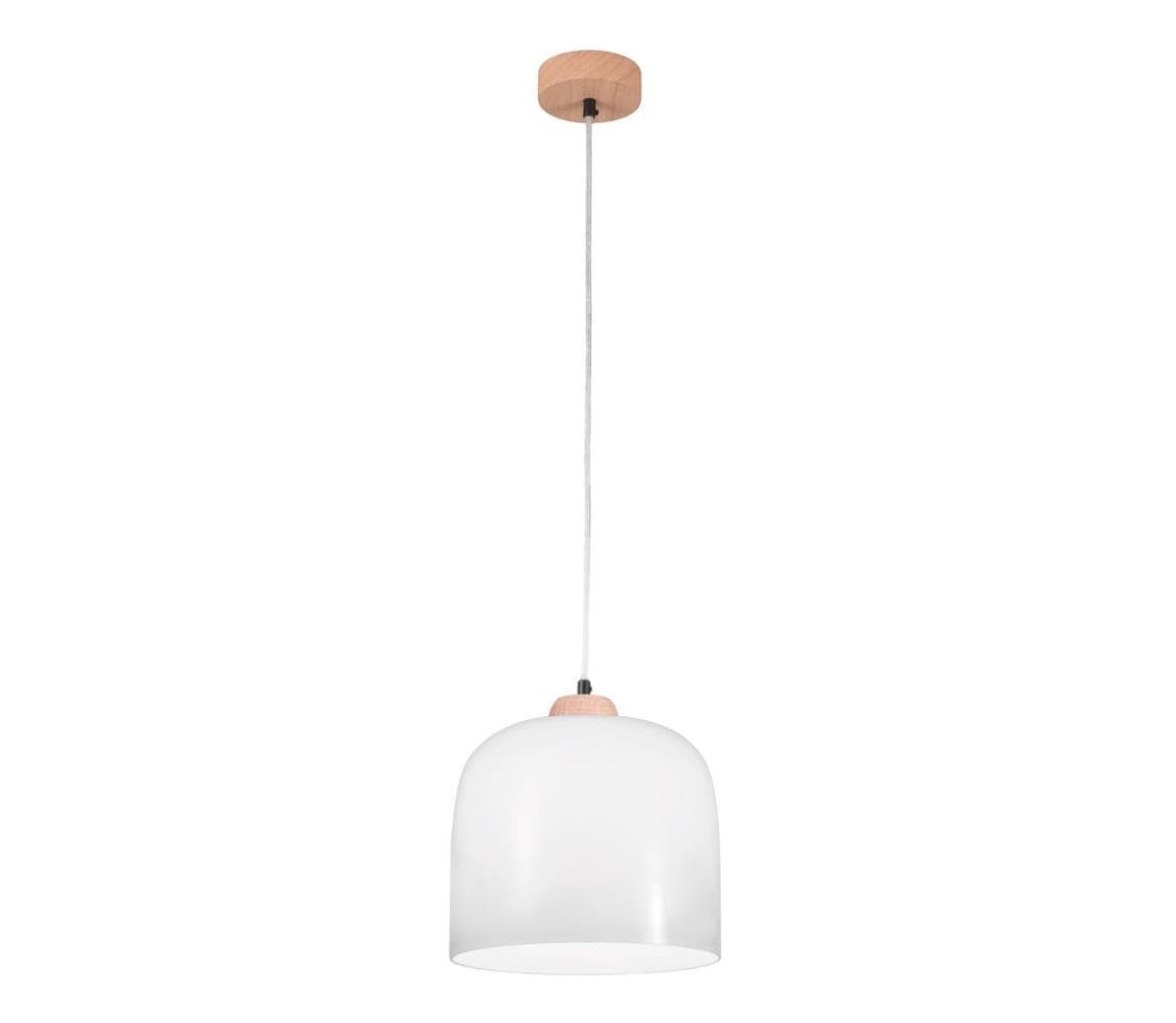 Kolarz A1352.31.W - Luster na lanku NONNA 1xE27/60W/230V dub/biela A1352.31.W