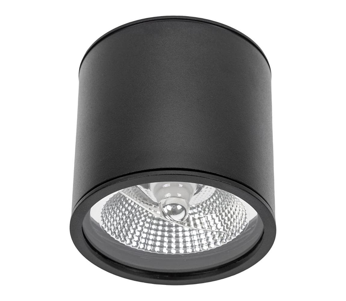 Kúpeľňové bodové svietidlo CHLOE AR111 1xGU10/12W/230V IP65 guľatý čierna 005032