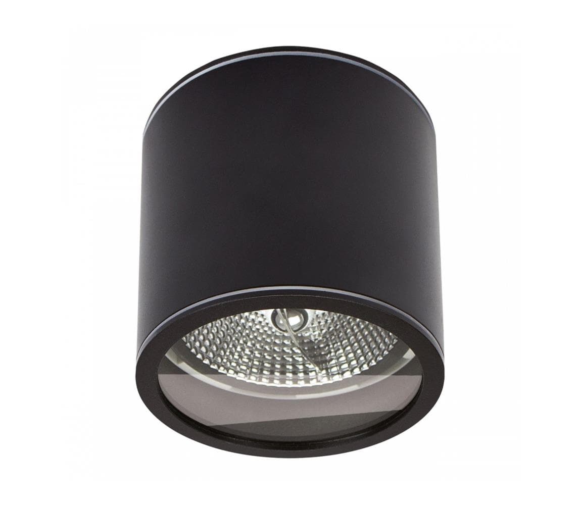 Kúpeľňové bodové svietidlo CHLOE AR111 1xGU10/15W/230V IP44 okrúhly čierna 005057